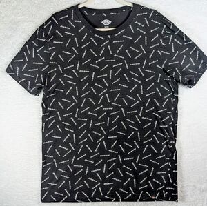 255-Dickies‎ Black Patterned Men's Tee